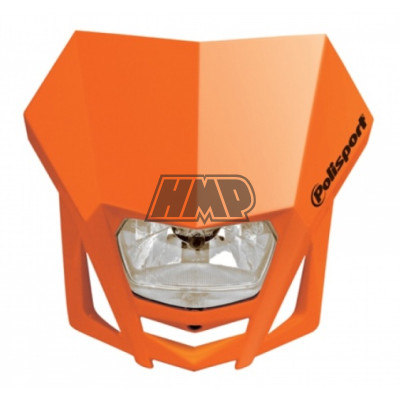 Frontal porta farol / carenagem LMX homologado laranja - POLISPORT